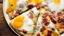 Ham, Egg, & Cheese Breakfast Pizza Ham, Egg, & Cheese Breakfast Pizza