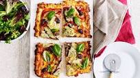 Cauliflower pizza bases with antipasto Cauliflower pizza bases with antipasto