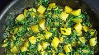 Aloo Palak / Saag Aloo - Potato, Spinach & Coconut Curry Aloo Palak / Saag Aloo - Potato, Spinach & Coconut Curry