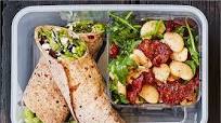 Greek salad wraps Greek salad wraps