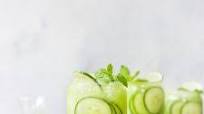 Minty Cucumber Gin Coolers Minty Cucumber Gin Coolers