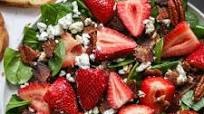 Strawberry Spinach & Bacon Salad Strawberry Spinach & Bacon Salad