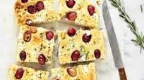 Goat Cheese, Red Grape and Rosemary Focaccia Goat Cheese, Red Grape and Rosemary Focaccia