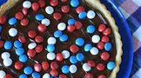 Red White & Blue M&M's Cookie Tart Red White & Blue M&M's Cookie Tart