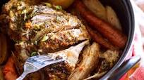One-Pot Pork Roast with Garlic, Carrot and Potato One-Pot Pork Roast with Garlic, Carrot and Potato
