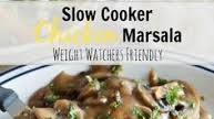 Slow Cooker Chicken Marsala | Weight Watchers Slow Cooker Chicken Marsala | Weight Watchers