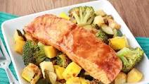 Spicy BBQ Salmon & Veggies Spicy BBQ Salmon & Veggies