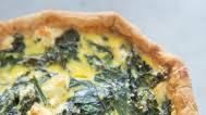 Spinach and feta quiche Spinach and feta quiche