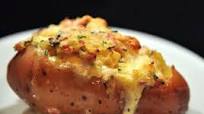 Bacon & Cheese Baked Stuffed Potatoes Bacon & Cheese Baked Stuffed Potatoes