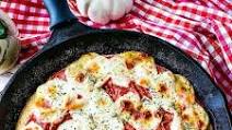 Deep Dish Garlic Lover's Pizza Deep Dish Garlic Lover's Pizza