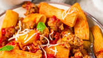 Rigatoni with Sweet Italian Sausage Rigatoni with Sweet Italian Sausage
