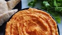 Roasted red pepper hummus Roasted red pepper hummus