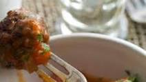 Spicy lamb meatballs in sherry sauce Spicy lamb meatballs in sherry sauce