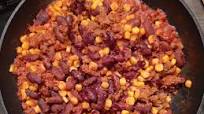 Easy and healthy ground beef, red kidney beans and corn skillet Easy and healthy ground beef, red kidney beans and corn skillet