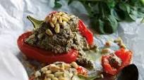Peppers stuffed with chia, hummus and pine nuts Peppers stuffed with chia, hummus and pine nuts