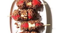 Chocolate-Coconut Banana Berry Skewers Chocolate-Coconut Banana Berry Skewers