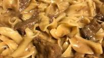 Creamy Beef Tips with Egg Noodles Creamy Beef Tips with Egg Noodles