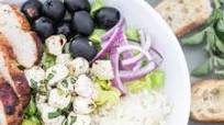 Pan-Seared Chicken and Bruschetta Bowls (Gluten Free) Pan-Seared Chicken and Bruschetta Bowls (Gluten Free)