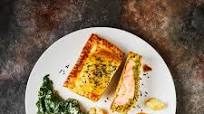 Pesto Salmon En Croûte With Creamed Spinach Pesto Salmon En Croûte With Creamed Spinach