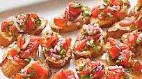 Pico de Gallo Bruschetta Pico de Gallo Bruschetta
