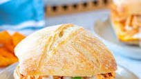 CrockPot Shredded Buffalo Chicken Sandwiches CrockPot Shredded Buffalo Chicken Sandwiches