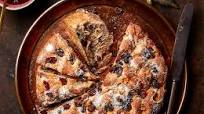 Sweet fruited focaccia Sweet fruited focaccia