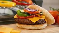 Hamburguesa con verduras a la barbacoa Hamburguesa con verduras a la barbacoa