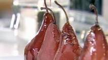 Spiced Red Wine-Poached Pears Spiced Red Wine-Poached Pears