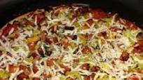 Pizza with Spinach and Pineapple Sausage Pizza with Spinach and Pineapple Sausage