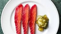 Beetroot and gin cured salmon Beetroot and gin cured salmon