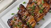 Korean Barbecue Pork Chops Recipe Card Korean Barbecue Pork Chops Recipe Card