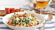 Mediterranean Pork and Orzo Mediterranean Pork and Orzo