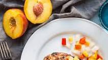 Grilled Pork Chops with Peach Salsa Grilled Pork Chops with Peach Salsa