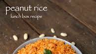 peanut rice recipe | groundnut masala rice | lunch box recipe peanut rice recipe | groundnut masala rice | lunch box recipe