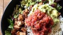 Chicken Burrito Bowls Chicken Burrito Bowls
