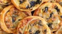 Spinach and Artichoke Puff Pastry Swirls Spinach and Artichoke Puff Pastry Swirls