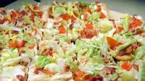 BLT Ranch Salad Pizza - Pampered Chef BLT Ranch Salad Pizza - Pampered Chef