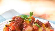 Tostadas de ceviche de pulpo Tostadas de ceviche de pulpo