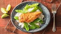 Sweet-As-Honey Chicken with Snow Peas over Jasmine Rice Sweet-As-Honey Chicken with Snow Peas over Jasmine Rice