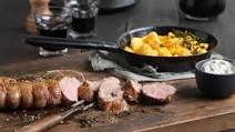 Pork tenderloin with polenta gnocchi Pork tenderloin with polenta gnocchi