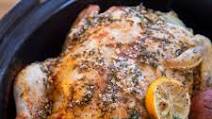 Slow Cooker Whole Chicken with Herbs Slow Cooker Whole Chicken with Herbs