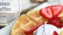 Paleo Waffles with Cassava Flour {Nut Free, Dairy Free} Paleo Waffles with Cassava Flour {Nut Free, Dairy Free}