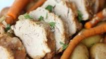 SLOW COOKER PORK TENDERLOIN WITH ROOT VEGETABLES SLOW COOKER PORK TENDERLOIN WITH ROOT VEGETABLES