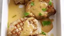 Satay pork medallions Satay pork medallions