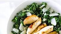 Kale Caesar Salad with Grilled Chicken Kale Caesar Salad with Grilled Chicken