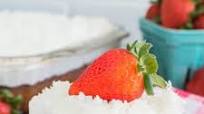 Strawberry Coconut Poke Cake Strawberry Coconut Poke Cake