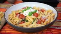 Lidia Bastianich's Penne with Spicy Tomato Sauce and Ricotta Lidia Bastianich's Penne with Spicy Tomato Sauce and Ricotta