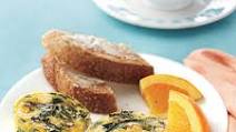 Spinach-Feta Frittatas Spinach-Feta Frittatas