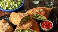 Broccoli & Mozzarella Calzones with Caesar Salad Broccoli & Mozzarella Calzones with Caesar Salad