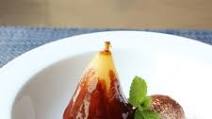 Poached Pears Belle Helene Poached Pears Belle Helene